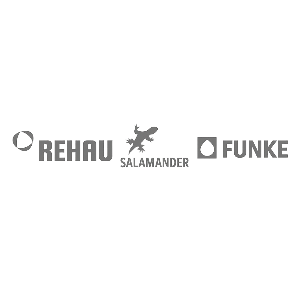 Партнёры: REHAU, SALAMANDER, FUNKE
